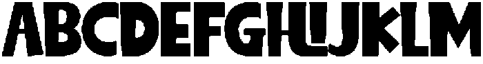 Seven Monkey otf (400) Font UPPERCASE