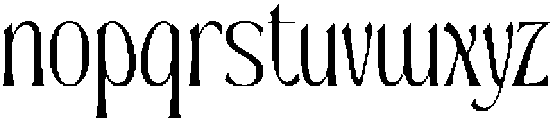 Sevenity Regular otf (400) Font LOWERCASE