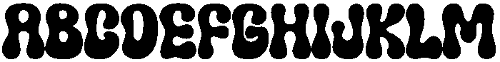 Seventies Regular otf (400) Font UPPERCASE