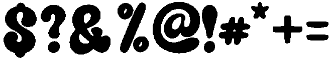 Seventies Regular otf (400) Font OTHER CHARS