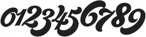 Seventies Regular otf (400) Font OTHER CHARS