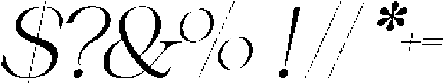 Seville-ThinItalic otf (100) Font OTHER CHARS