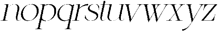Seville-ThinItalic otf (100) Font LOWERCASE