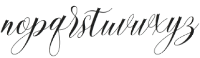 Seychell Script Slant Regular otf (400) Font LOWERCASE