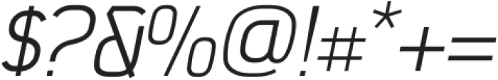 sEKhaft ExtraLight Italic otf (200) Font OTHER CHARS