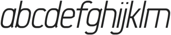 sEKhaft ExtraLight Italic otf (200) Font LOWERCASE