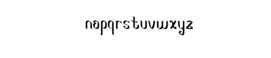 SEGARIS REGULAR.ttf Font LOWERCASE