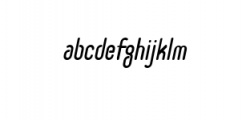 SELECTA-Bold Italic.otf Font LOWERCASE