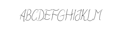 Selline.otf Font UPPERCASE