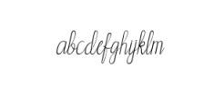 Selline.otf Font LOWERCASE