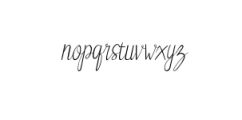 Selline.ttf Font LOWERCASE