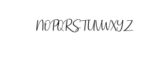 Selly Calligraphy.ttf Font UPPERCASE
