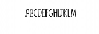 SepalOutline.otf Font UPPERCASE