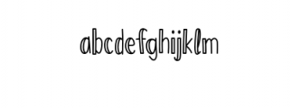 SepalOutline.otf Font LOWERCASE