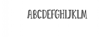 SepalSerifOutline.otf Font UPPERCASE