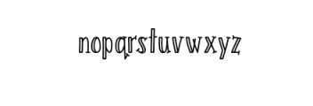 SepalSerifOutline.otf Font LOWERCASE