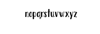 SepalSerifSolid.otf Font LOWERCASE