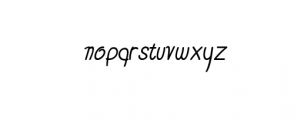 Serasa.ttf Font LOWERCASE