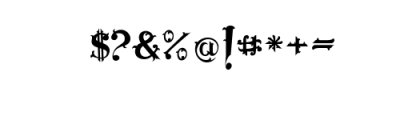 Seulanga Typeface Font OTHER CHARS