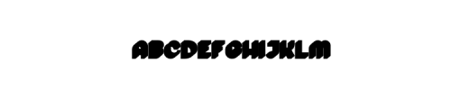 Sevastian-07-3DShadow.ttf Font LOWERCASE