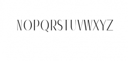 Severn-Light.otf Font UPPERCASE