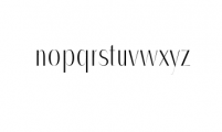 Severn-Light.otf Font LOWERCASE