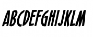 Secret Origins BB Condensed Italic Font UPPERCASE