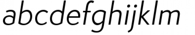 Semplicita Pro Italic Font LOWERCASE