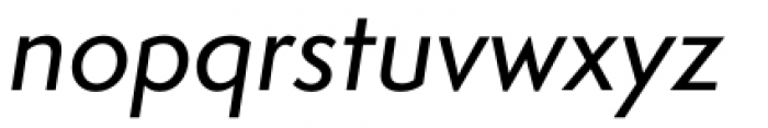 Semplicita Pro Medium Italic Font LOWERCASE
