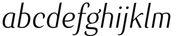 Senlot Condensed Light Italic Font LOWERCASE