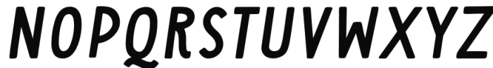 Sequoia Sans Bold Slant Font LOWERCASE