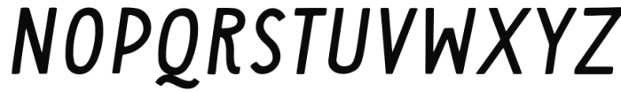 Sequoia Sans Slant Font LOWERCASE