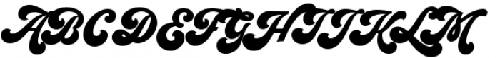 Seventies Regular Font UPPERCASE