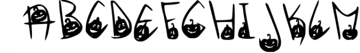 Seahawk Halloween Font Font UPPERCASE