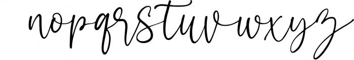 Sechillia Ruster - Handwritten font Font LOWERCASE