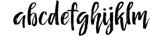 Seorita Handwritten Textured Font Font LOWERCASE