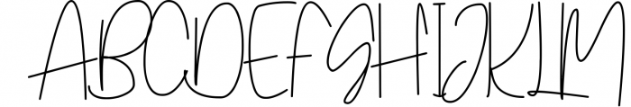 Seraphine - Handwritten Font Font UPPERCASE