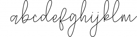 Seraphine - Handwritten Font Font LOWERCASE