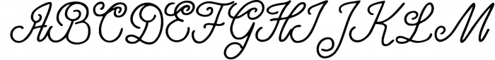 Seventy | Monoline Typeface Font UPPERCASE