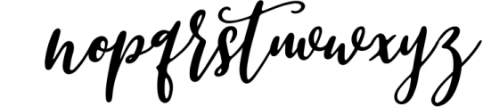 Sevilia Script Font LOWERCASE