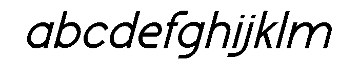SEND Italic FONT