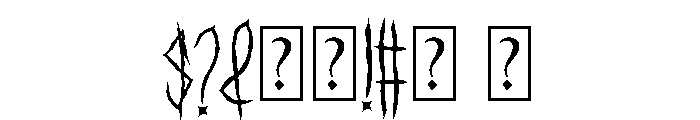 SETANZ Font OTHER CHARS