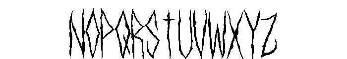 SETANZ Font LOWERCASE