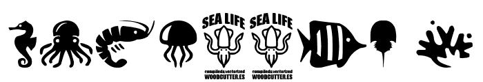 Sea Life Font OTHER CHARS