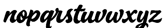 Sealight Whisper Font LOWERCASE