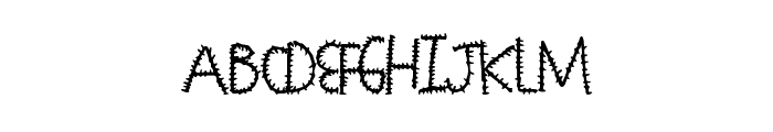 SeamingStitchy Font LOWERCASE