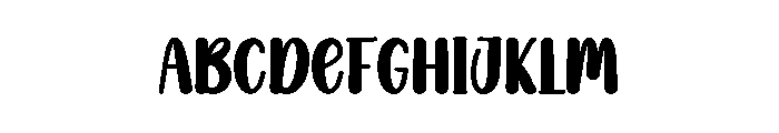 Seashore Font UPPERCASE