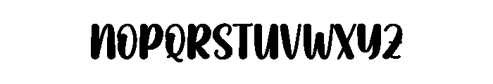Seashore Font UPPERCASE