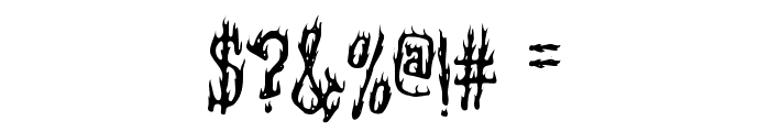 Seaweed Fire AOE Font OTHER CHARS
