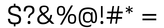 SebSlab-Regular Font OTHER CHARS